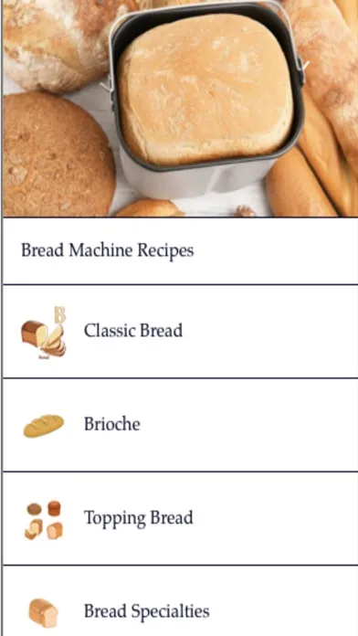 Скриншоты Recipes for Bread Machine