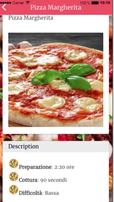Ricette Pizza Napoletana應用截圖
