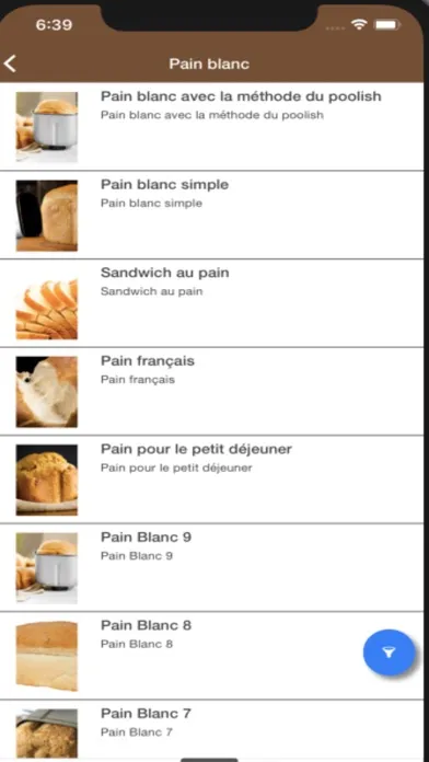 Recettes de machine à pain স্ক্রিনশট