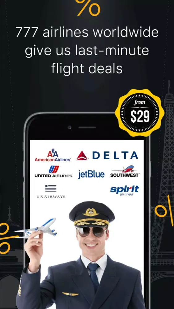 Скриншоты The Cheapest Flights Worldwide