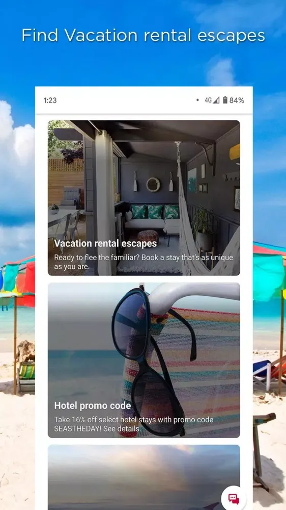 Captures d'écran de CheapTickets