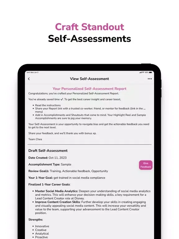 chea seed - career coach iPad  Screenshots