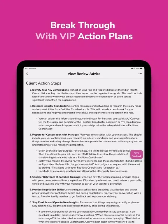 chea seed - career coach iPad  Screenshots