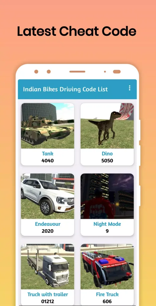 Ảnh chụp màn hình của Indian Bike Driving 3D Cheat