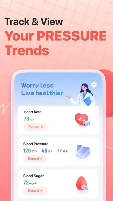 Captures d'écran de Blood Pressure Check