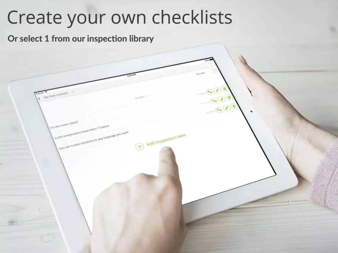 Скриншоты Inspection & ISO Audit app iPad 