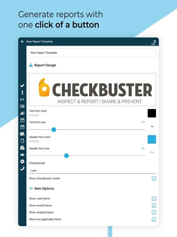 Inspection checklist audit app iPad  Screenshots