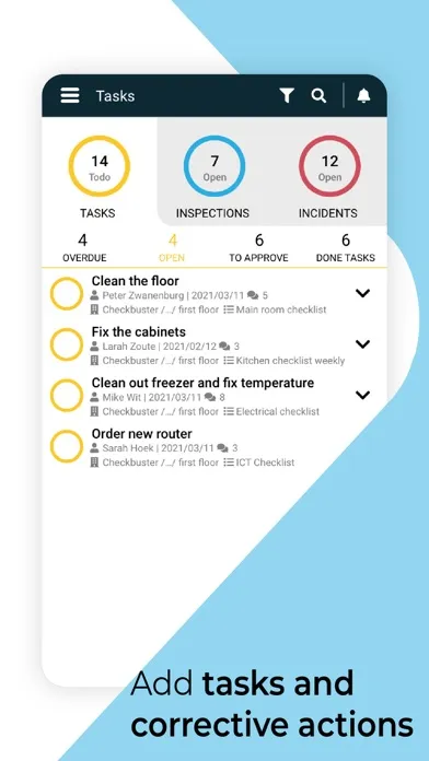 Inspection checklist audit app Screenshots