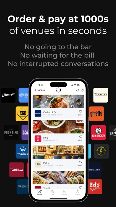 Capturas de tela do OrderPay – Easy Order & Pay UK