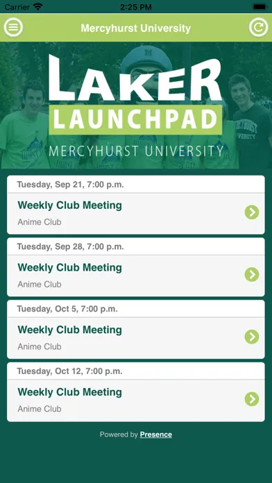 Screenshot di Laker Launchpad