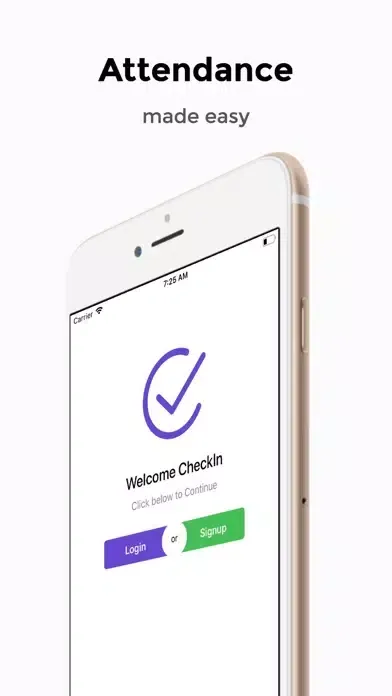 Capturas de tela do CheckIn - Attendance tracker