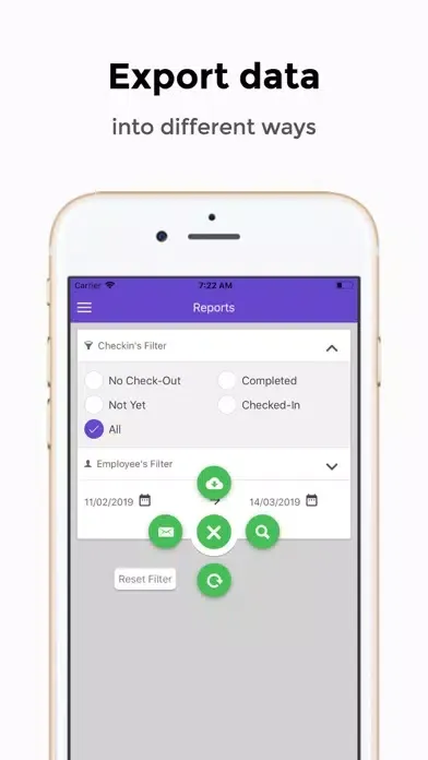 Capturas de tela do CheckIn - Attendance tracker