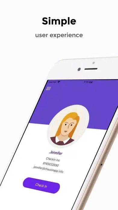 Capturas de tela do CheckIn - Attendance tracker