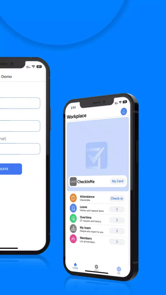 CheckinMe سکرین شاٹس