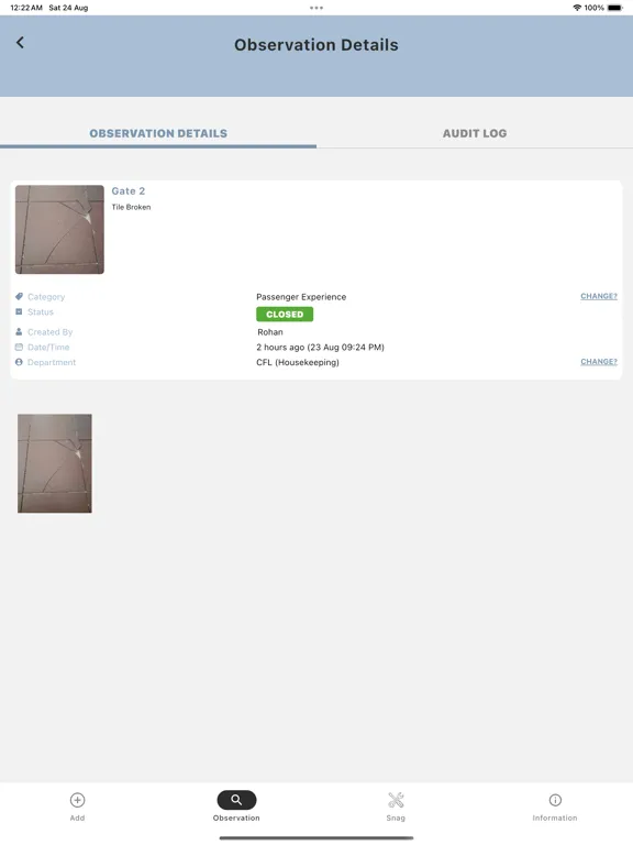 Vesta AODM iPad  Screenshots
