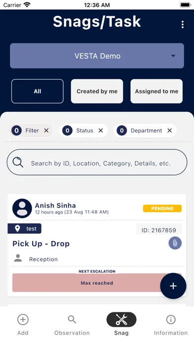 Vesta AODM Screenshots