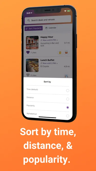 Zrzuty ekranu Checkle: Find Happy Hours