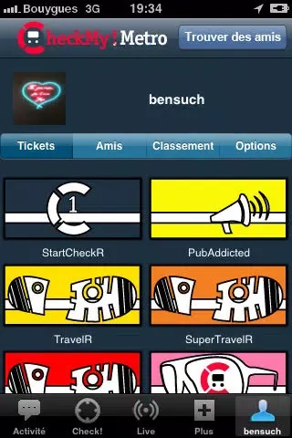 Tangkapan layar CheckMyMetro Lyon