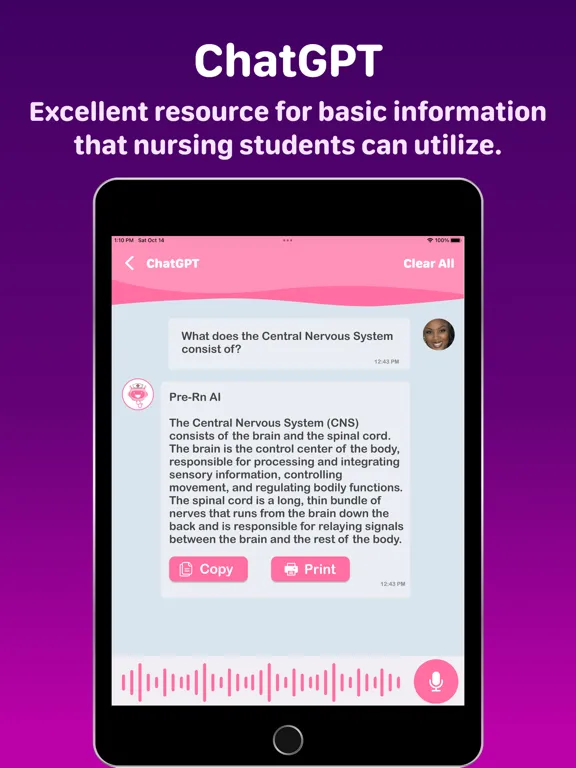 Pre-RN Check Off iPad  Screenshots