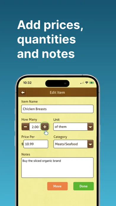 List Ease: Shared Grocery List Screenshots