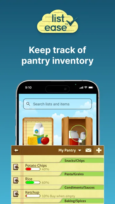 List Ease: Shared Grocery List Screenshots