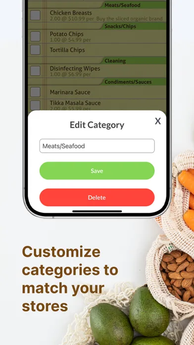 List Ease: Shared Grocery List Screenshots