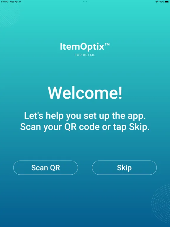 ItemOptix Retail iPad Screenshots