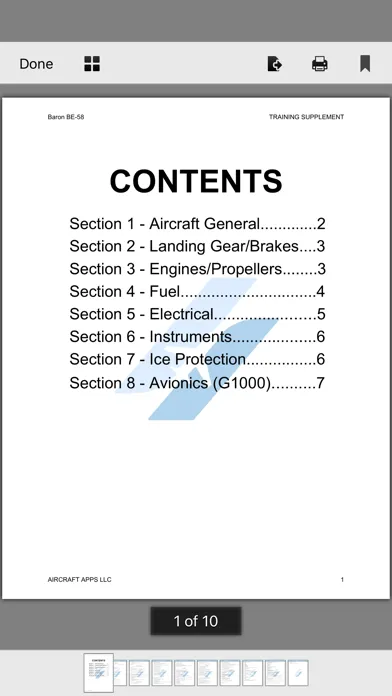 Beechcraft Checkride Prep Screenshots