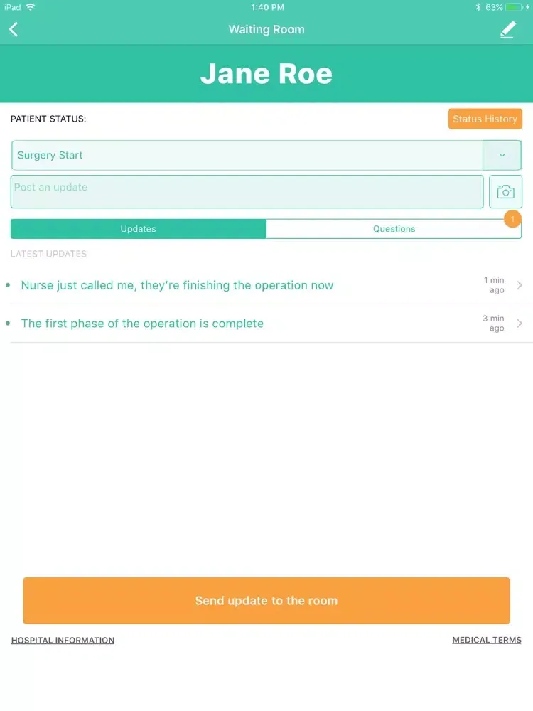 Checkup: Waiting Rooms iPad  スクリーンショット