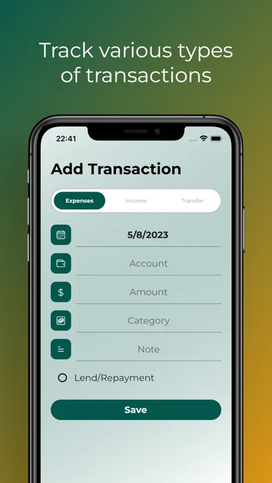 CYCB : Expense Money Manager স্ক্রিনশট