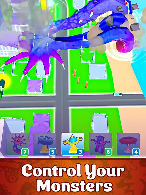Captures d'écran de Monster City Merge iPad 