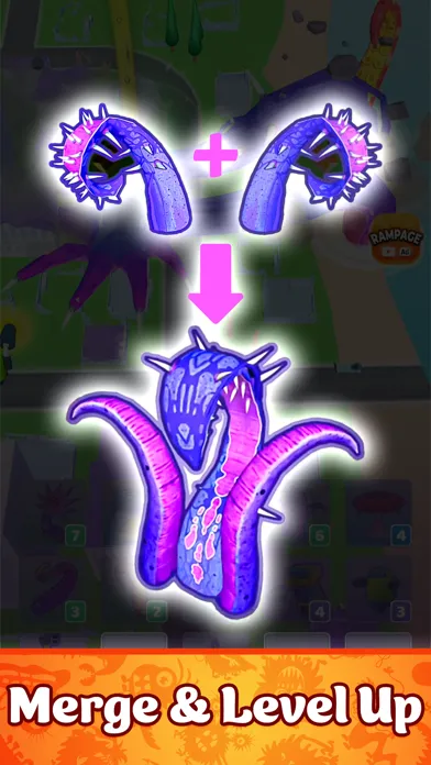 Captures d'écran de Monster City Merge
