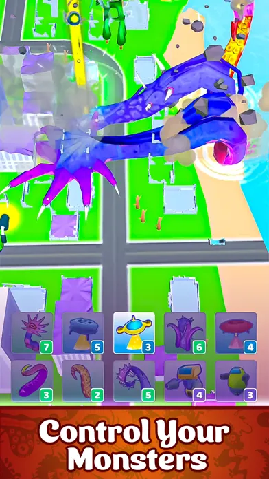 Captures d'écran de Monster City Merge