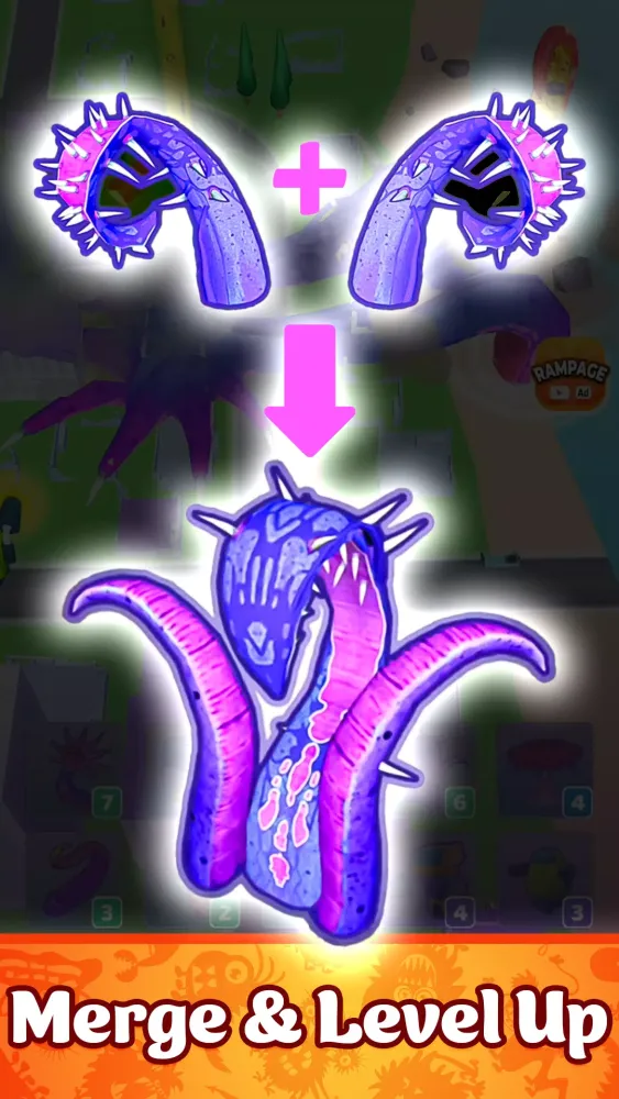 Monster City Merge スクリーンショット