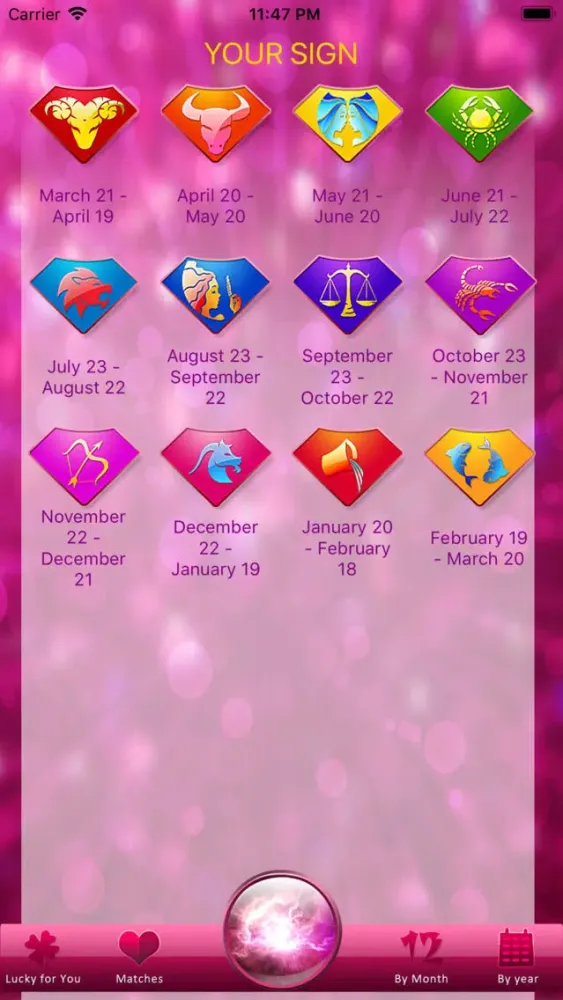 2018 Fortune Horoscope 스크린샷