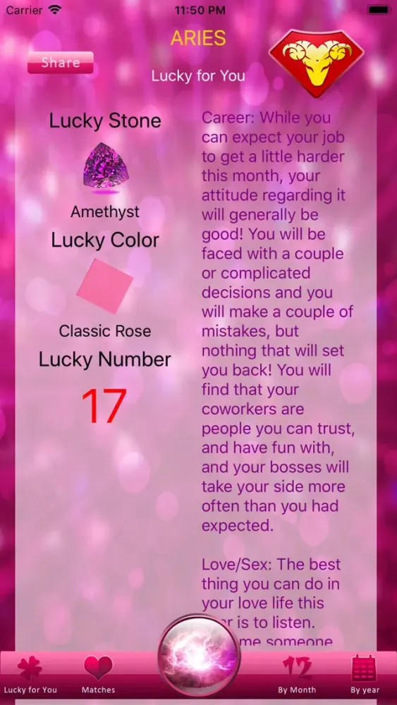 2018 Fortune Horoscope 스크린샷