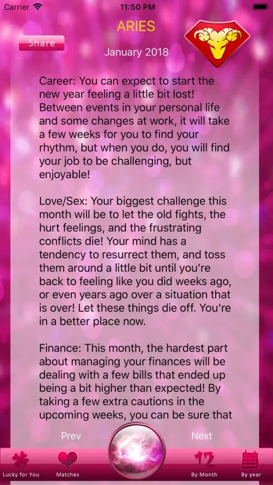 2018 Fortune Horoscope 스크린샷
