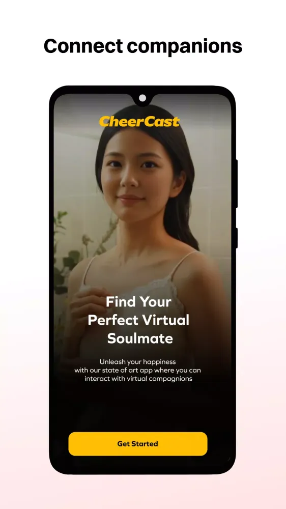 Tangkapan layar CheerCast