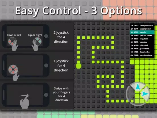 splix.io snake - base.io iPad  スクリーンショット