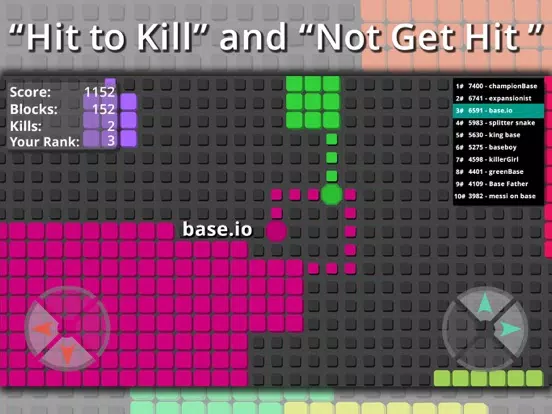 splix.io snake - base.io iPad  スクリーンショット