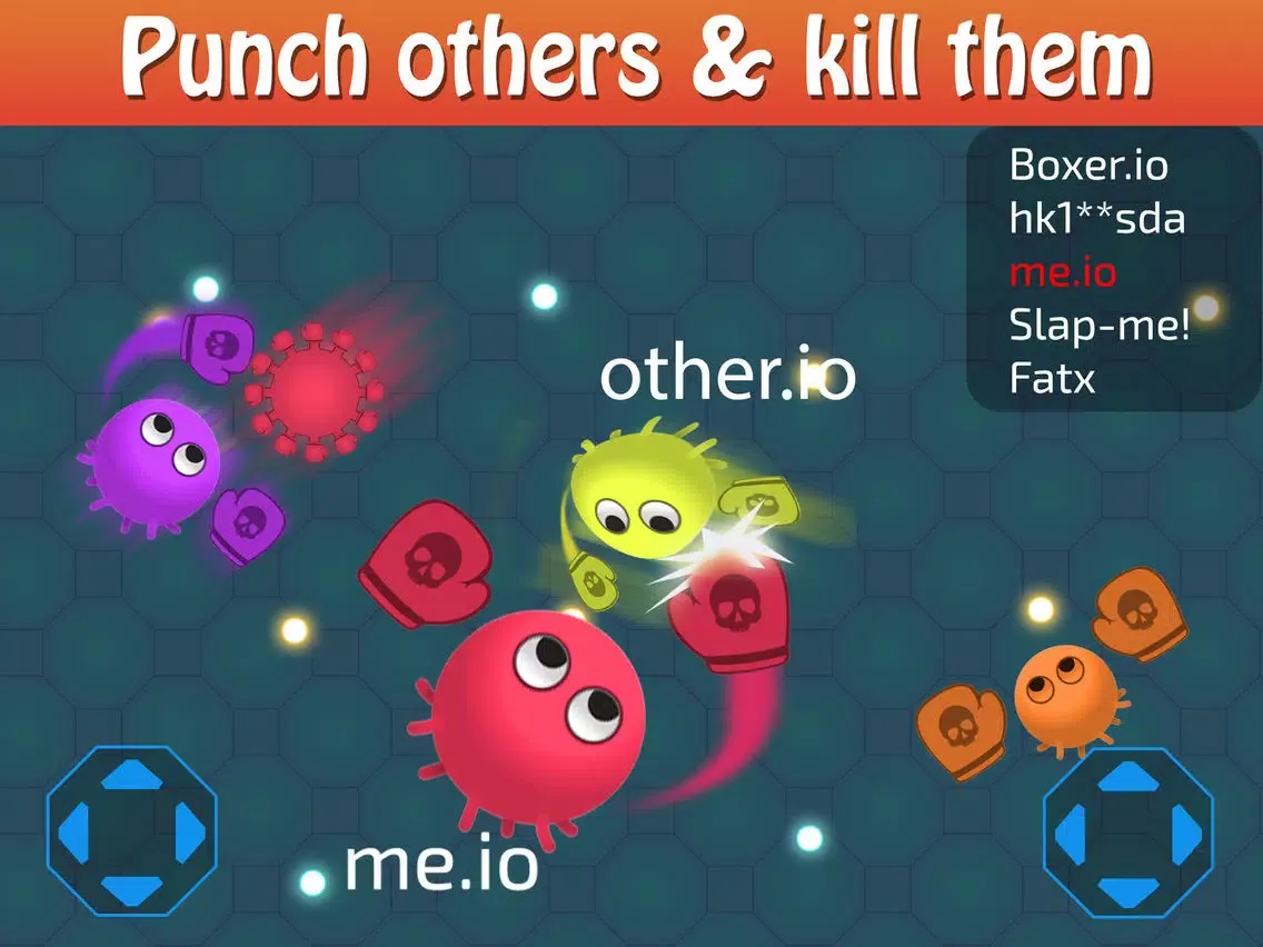 Tangkapan skrin boxer.io - punch io game iPad 