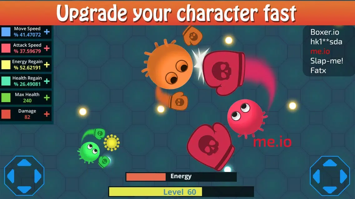 Tangkapan skrin boxer.io - punch io game