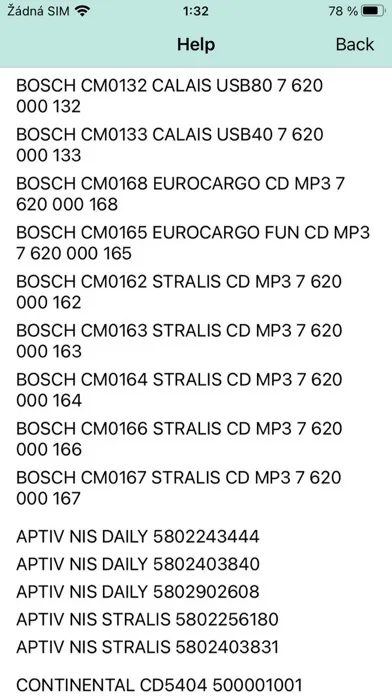 RADIO CODE for IVECO TRUCK应用截图