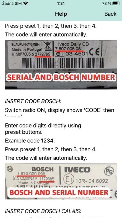 RADIO CODE for IVECO TRUCK应用截图