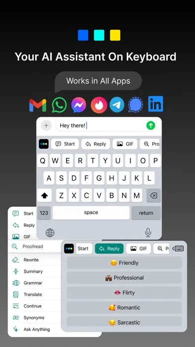 Capturas de pantalla de TextMaster: AI Writer Keyboard