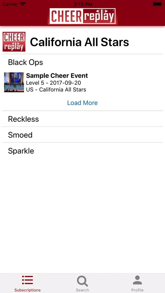 Скриншоты Cheer Replay