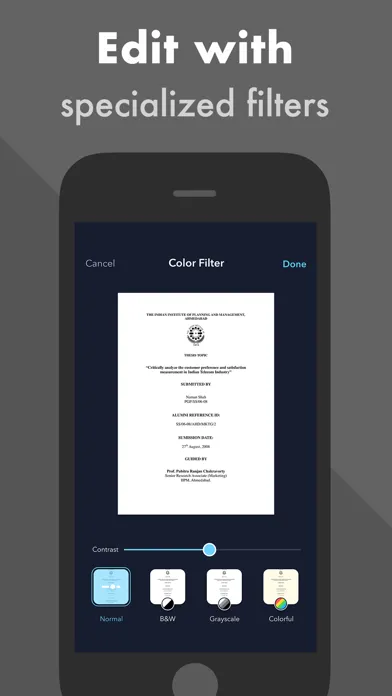 Capturas de tela do Handy Scanner App - Scan PDF