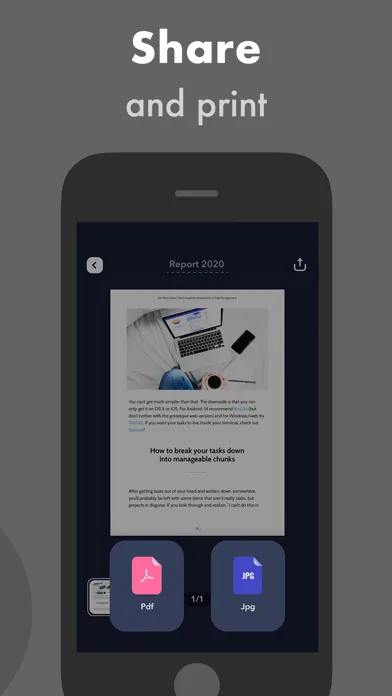 Capturas de tela do Handy Scanner App - Scan PDF