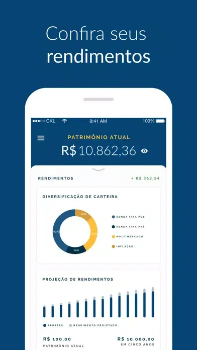 Capturas de pantalla de EuQueroInvestir Corretora