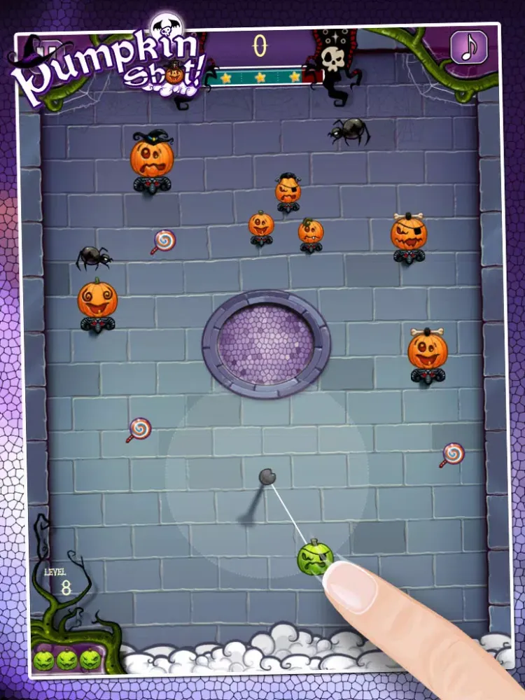 Zrzuty ekranu Pumpkin Shot! Trick or Treat Pop it! Free iPad 